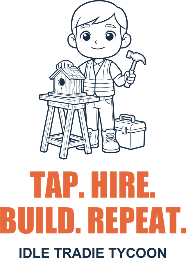 Tap. Hire. Build. Repeat. design with a carpenter