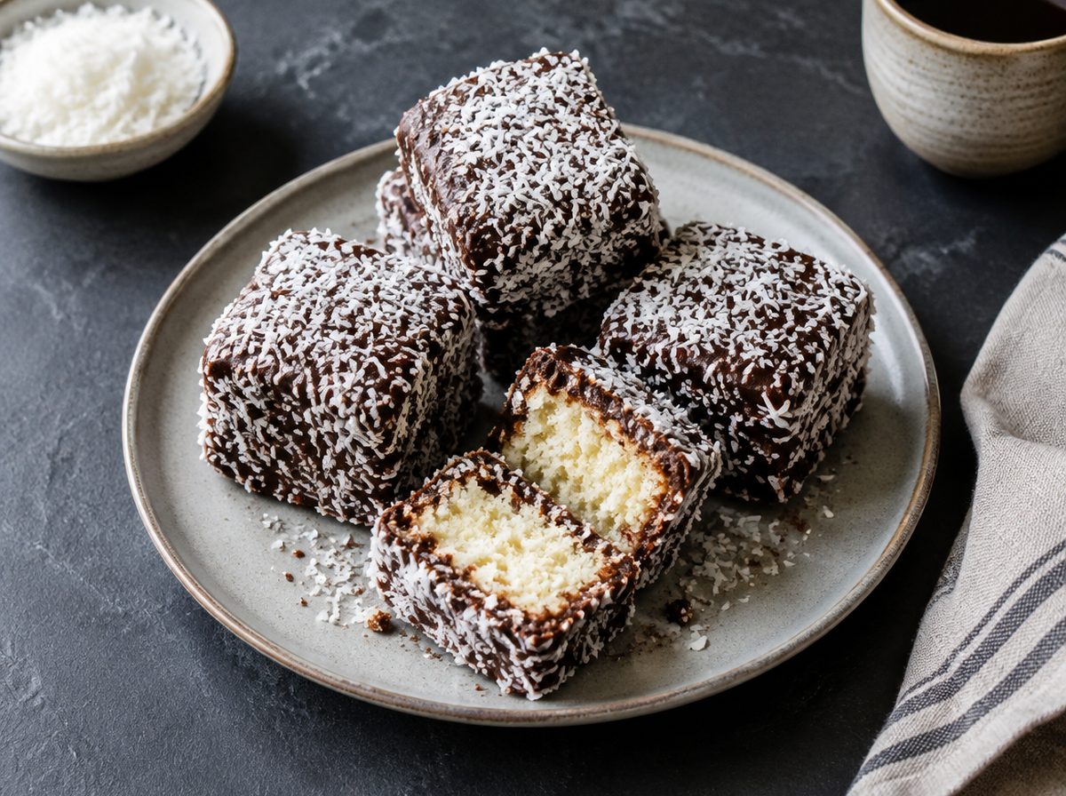 Photo of Classic Lamingtons with Chocolate & Coconut